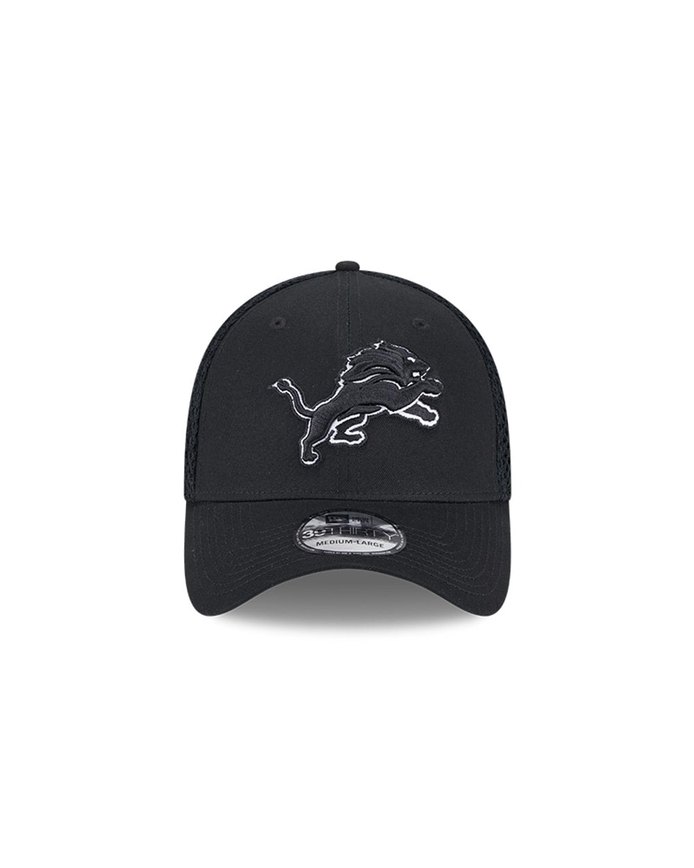 New Era Detroit Lions Black Main Neo 39THIRTY Flex Hat