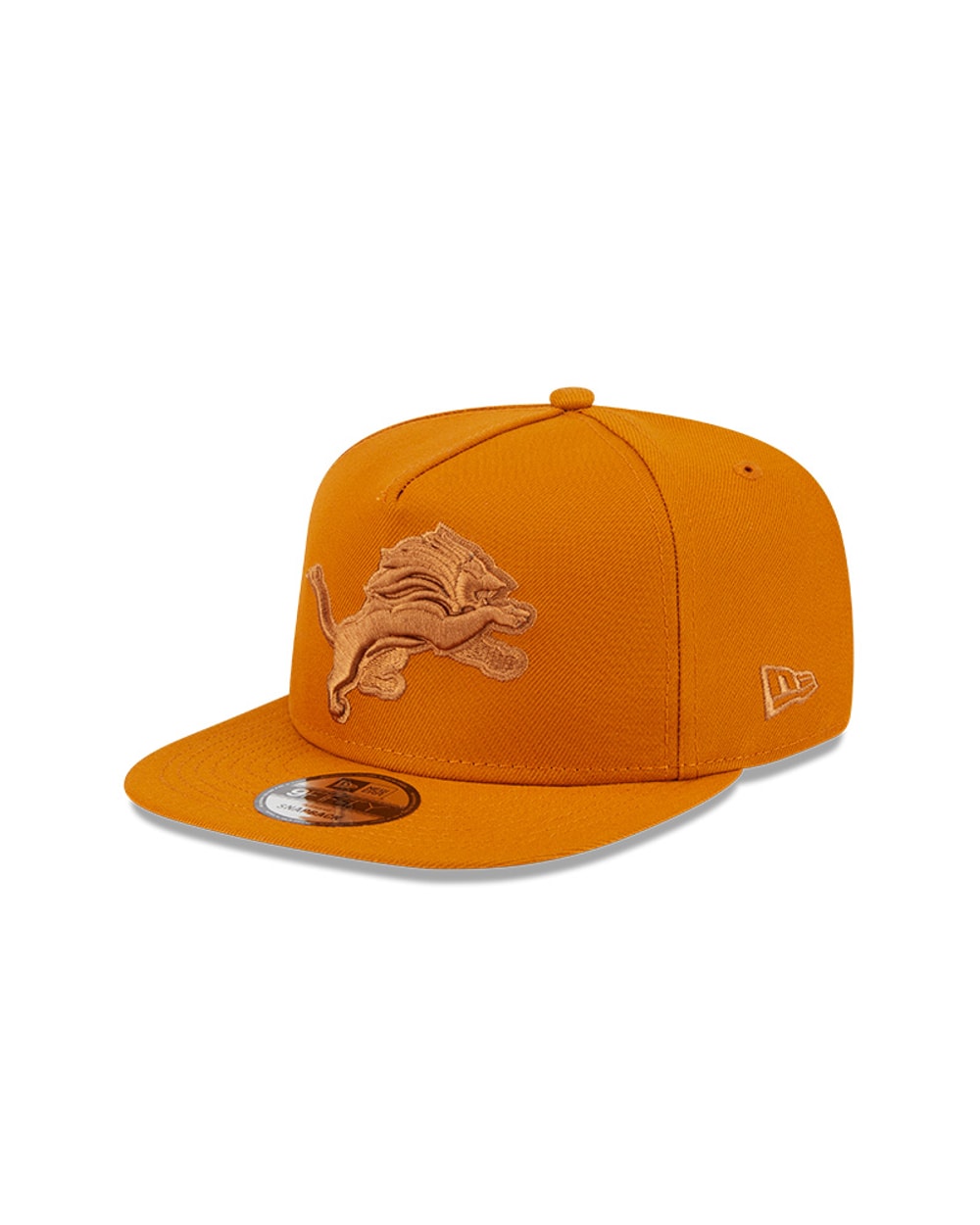 New Era Detroit Lions Brown Color Pack A-Frame 9FIFTY Snapback Hat