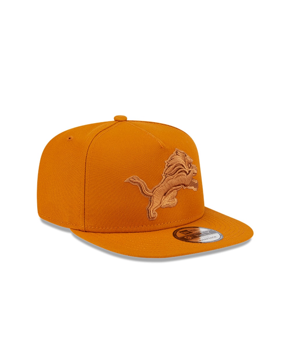 New Era Detroit Lions Brown Color Pack A-Frame 9FIFTY Snapback Hat
