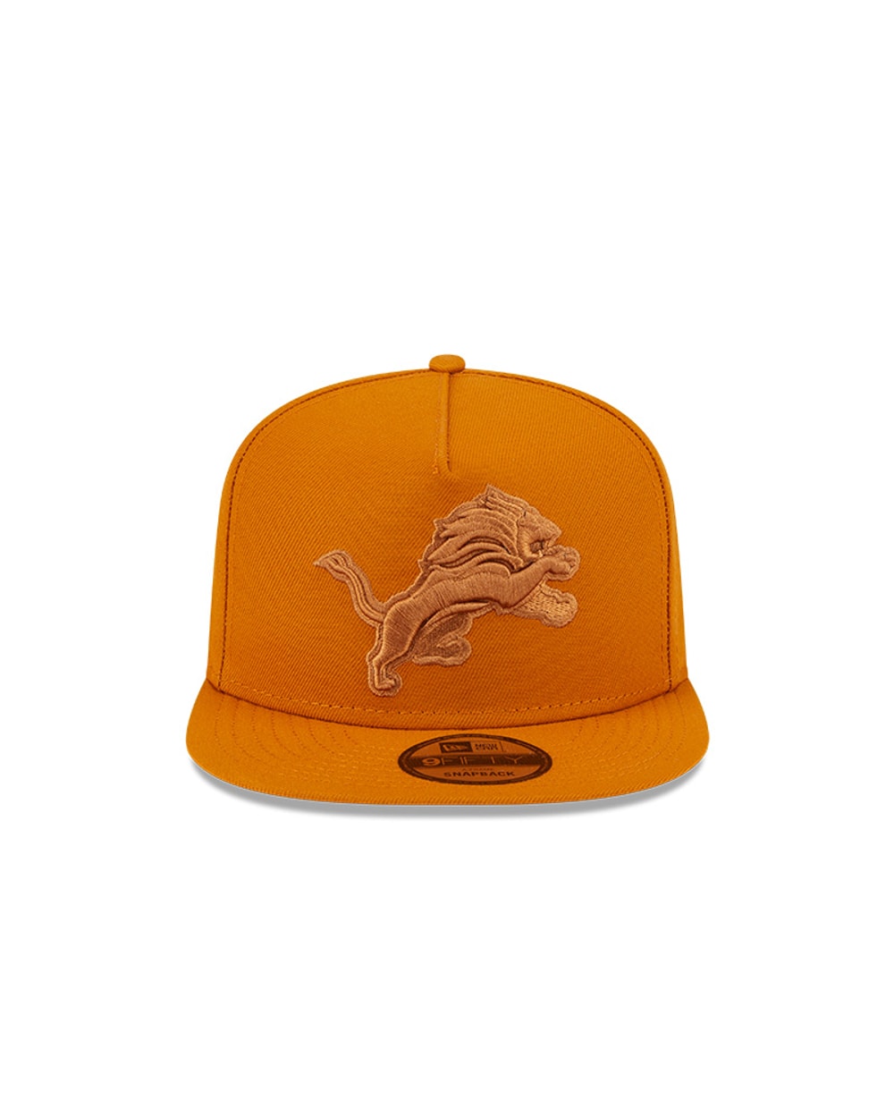 New Era Detroit Lions Brown Color Pack A-Frame 9FIFTY Snapback Hat