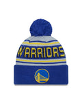 New Era Golden State Warriors Cuffed Knit Hat with Pom