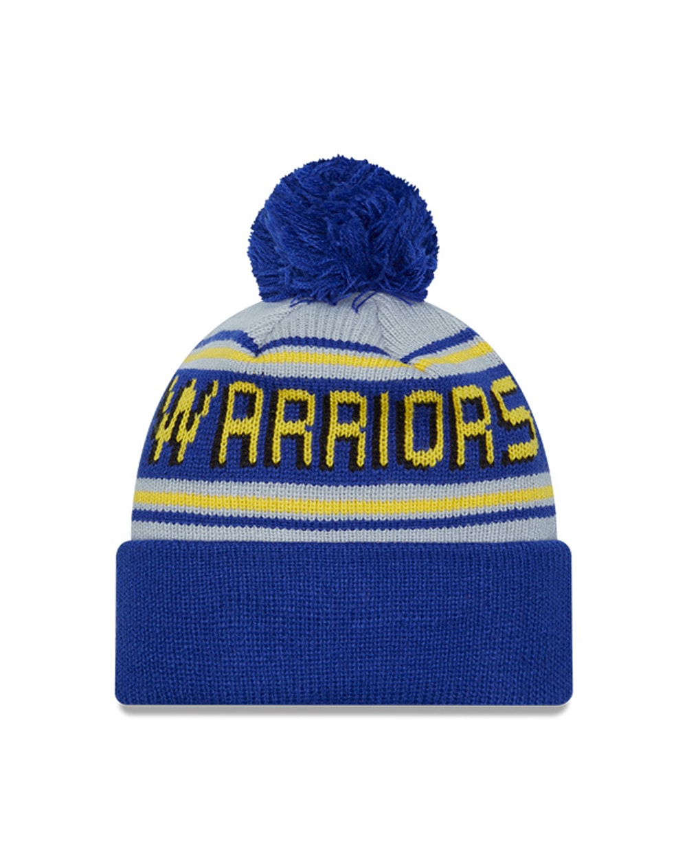 New Era Golden State Warriors Cuffed Knit Hat with Pom, photo 2