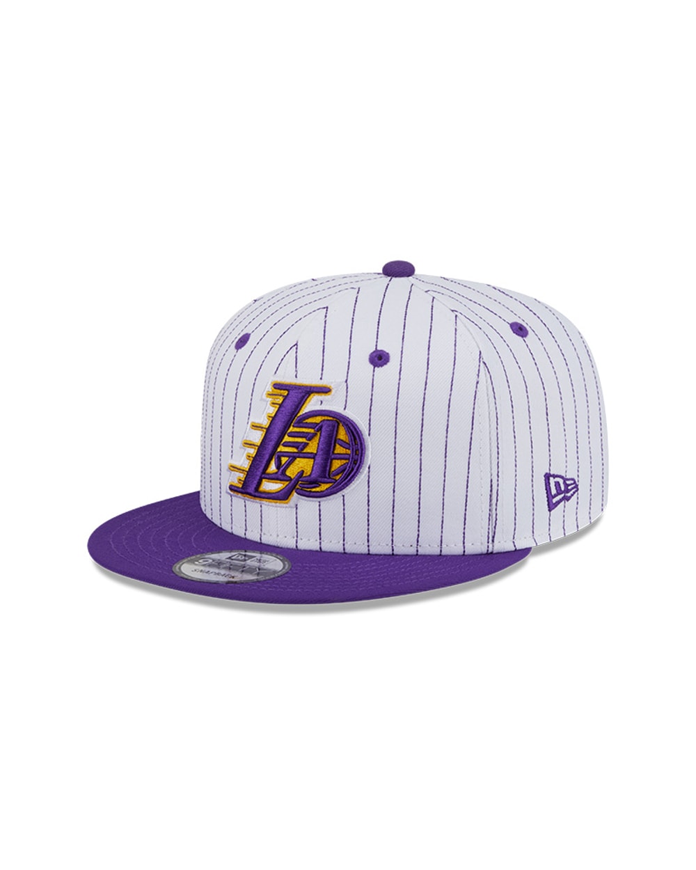 New Era Los Angeles Lakers Deceptor Pinstripe 9FIFTY Snapback Hat