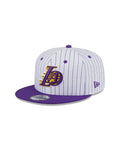 New Era Los Angeles Lakers Deceptor Pinstripe 9FIFTY Snapback Hat