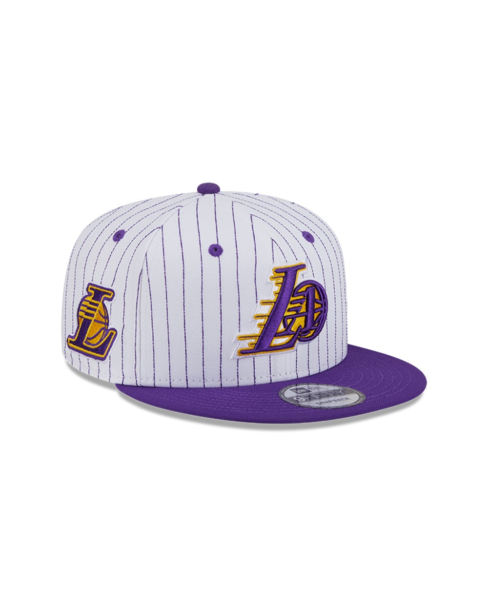 New Era Los Angeles Lakers Deceptor Pinstripe 9FIFTY Snapback Hat