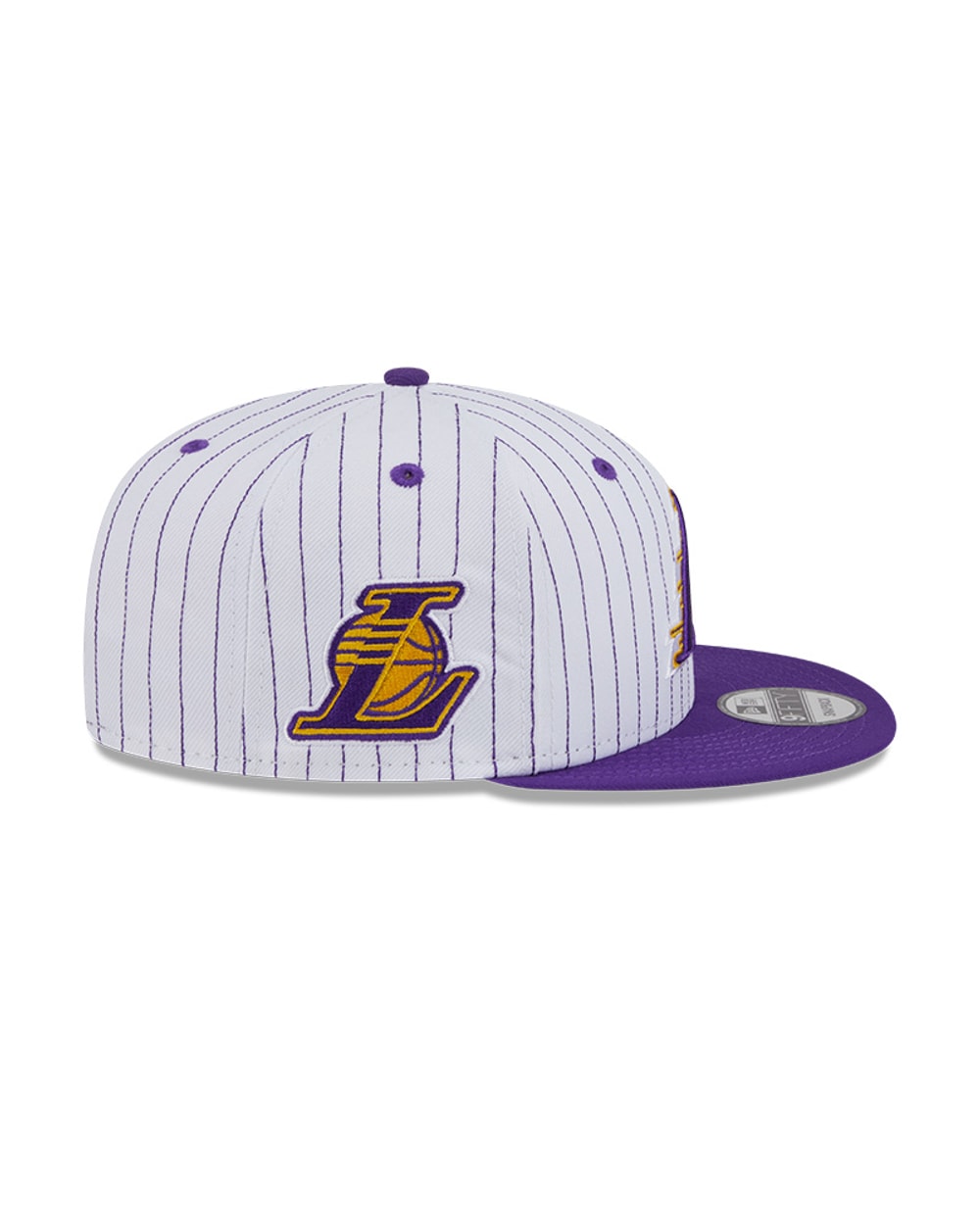 New Era Los Angeles Lakers Deceptor Pinstripe 9FIFTY Snapback Hat