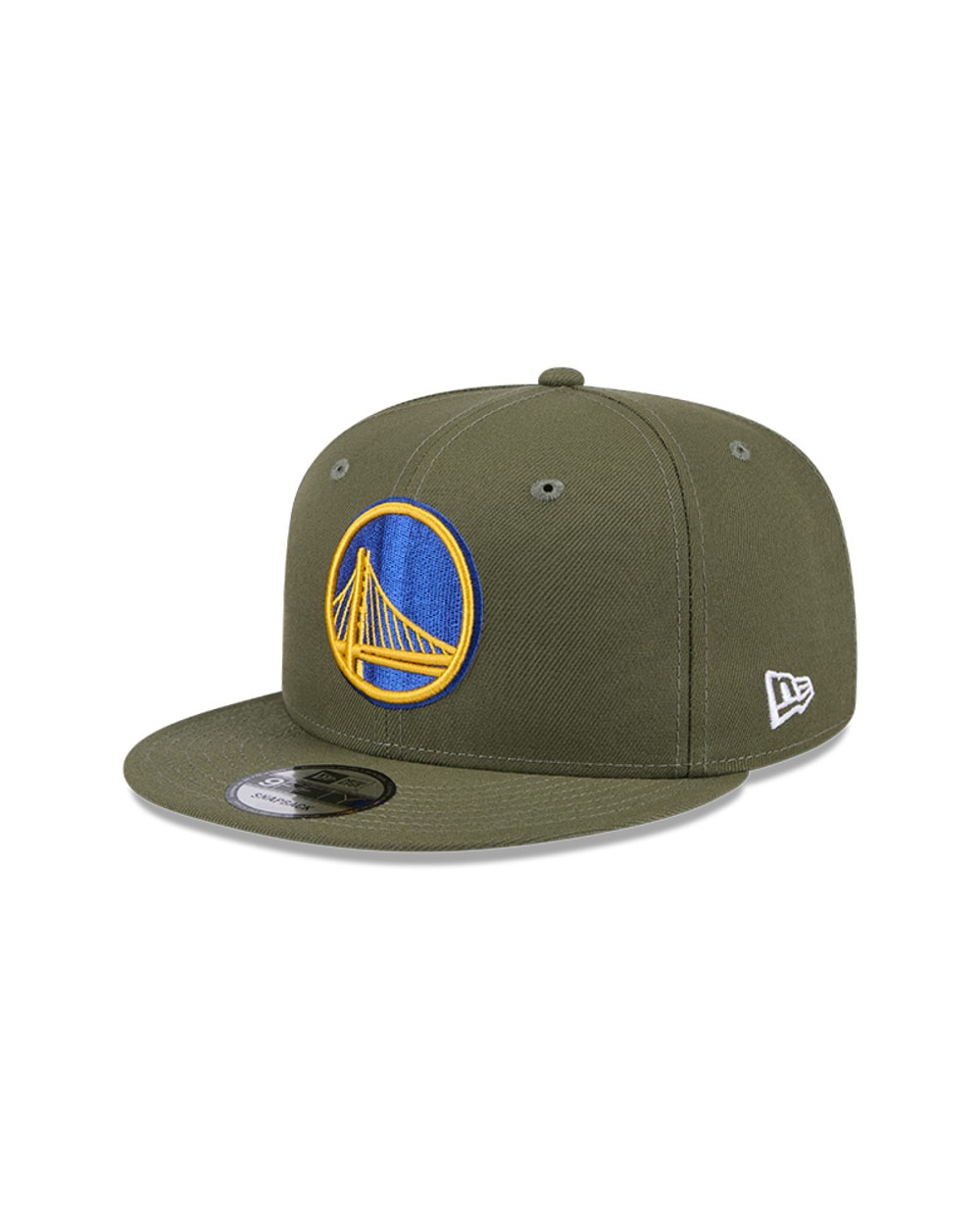 New Era Golden State Warriors Olive 9FIFTY Snapback Hat