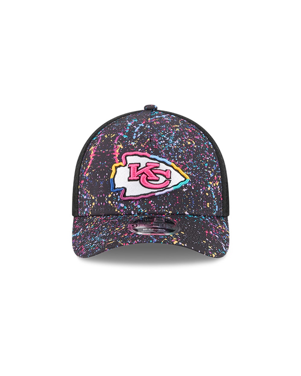 New Era Kansas City Chiefs 2025 Crucial Catch 9FORTY M-Crown A-Frame Trucker Hat