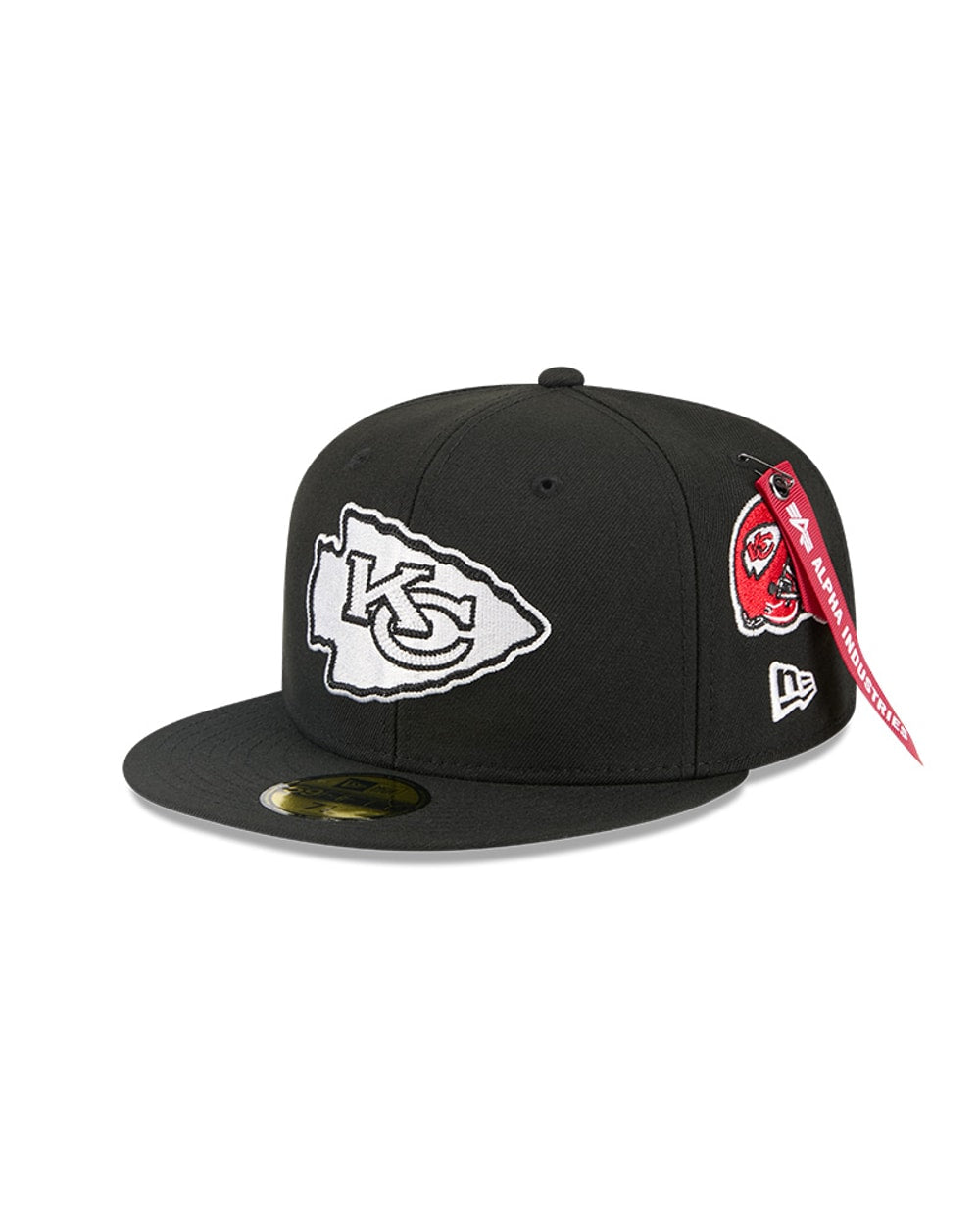 New Era Kansas City Chiefs Alpha Industries Black 59FIFTY Fitted Hat