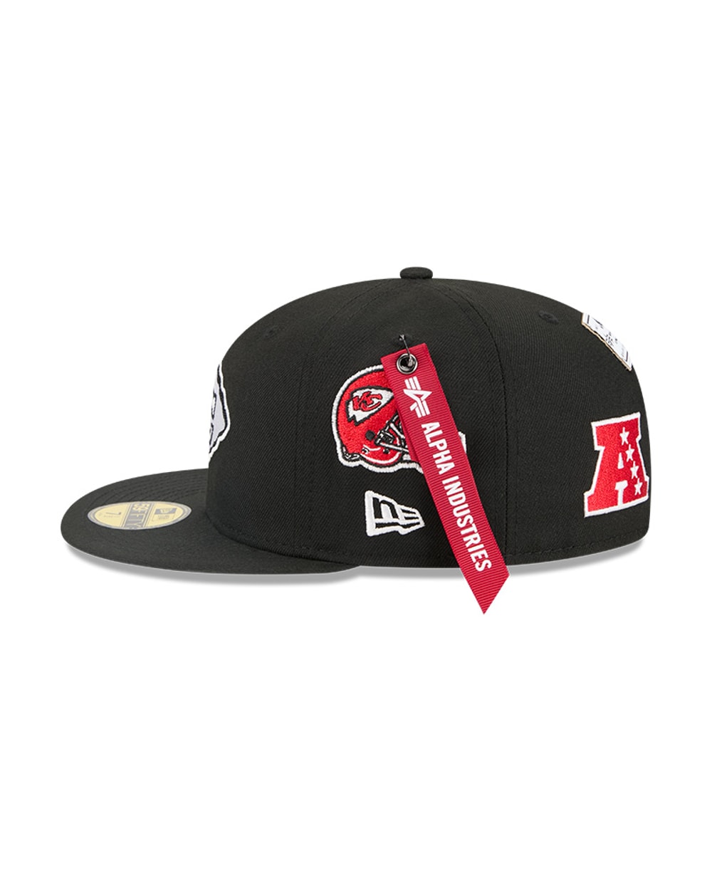 New Era Kansas City Chiefs Alpha Industries Black 59FIFTY Fitted Hat
