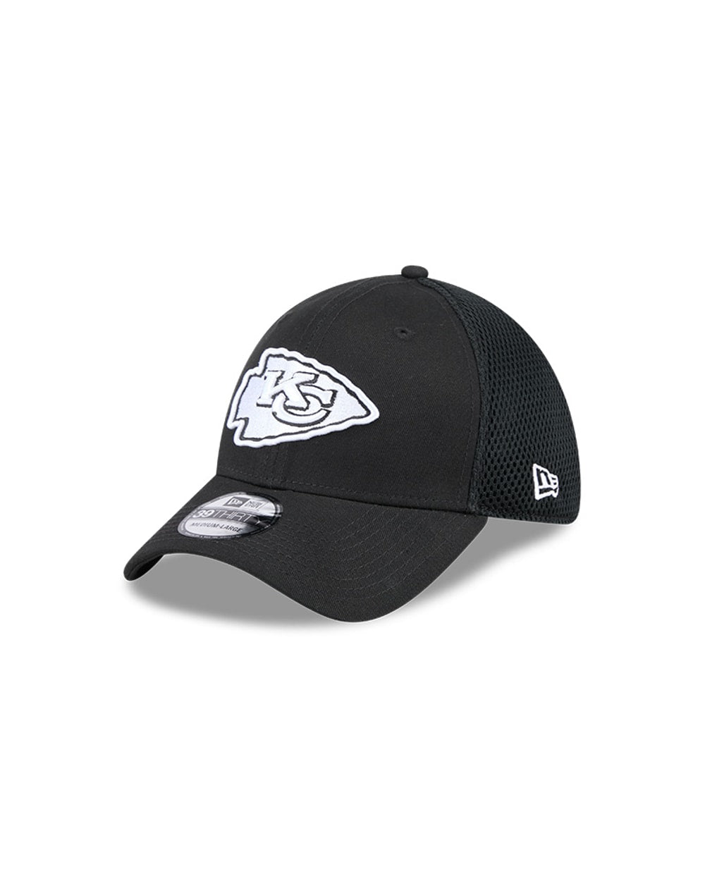 New Era Kansas City Chiefs Black Main Neo 39THIRTY Flex Hat