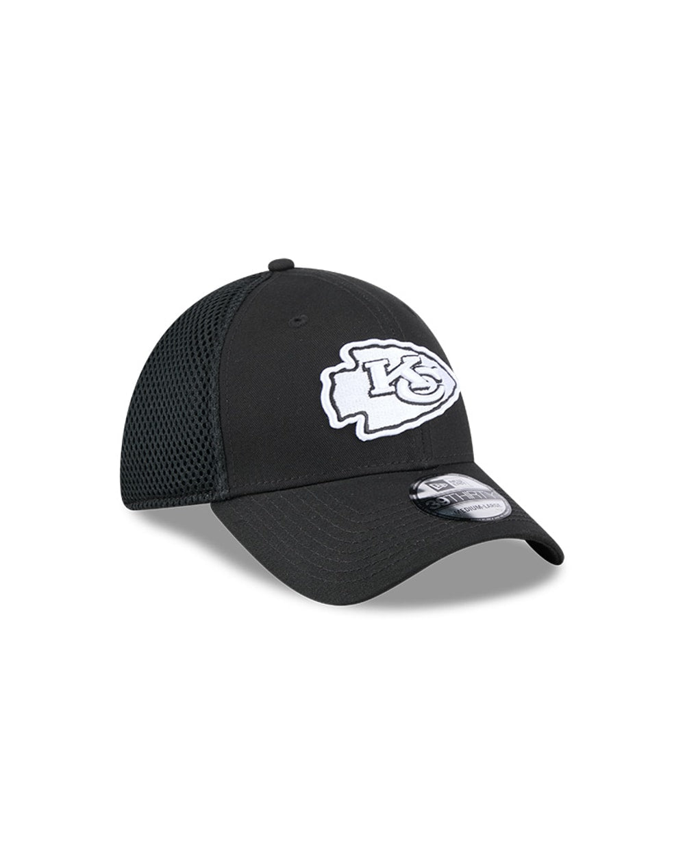 New Era Kansas City Chiefs Black Main Neo 39THIRTY Flex Hat