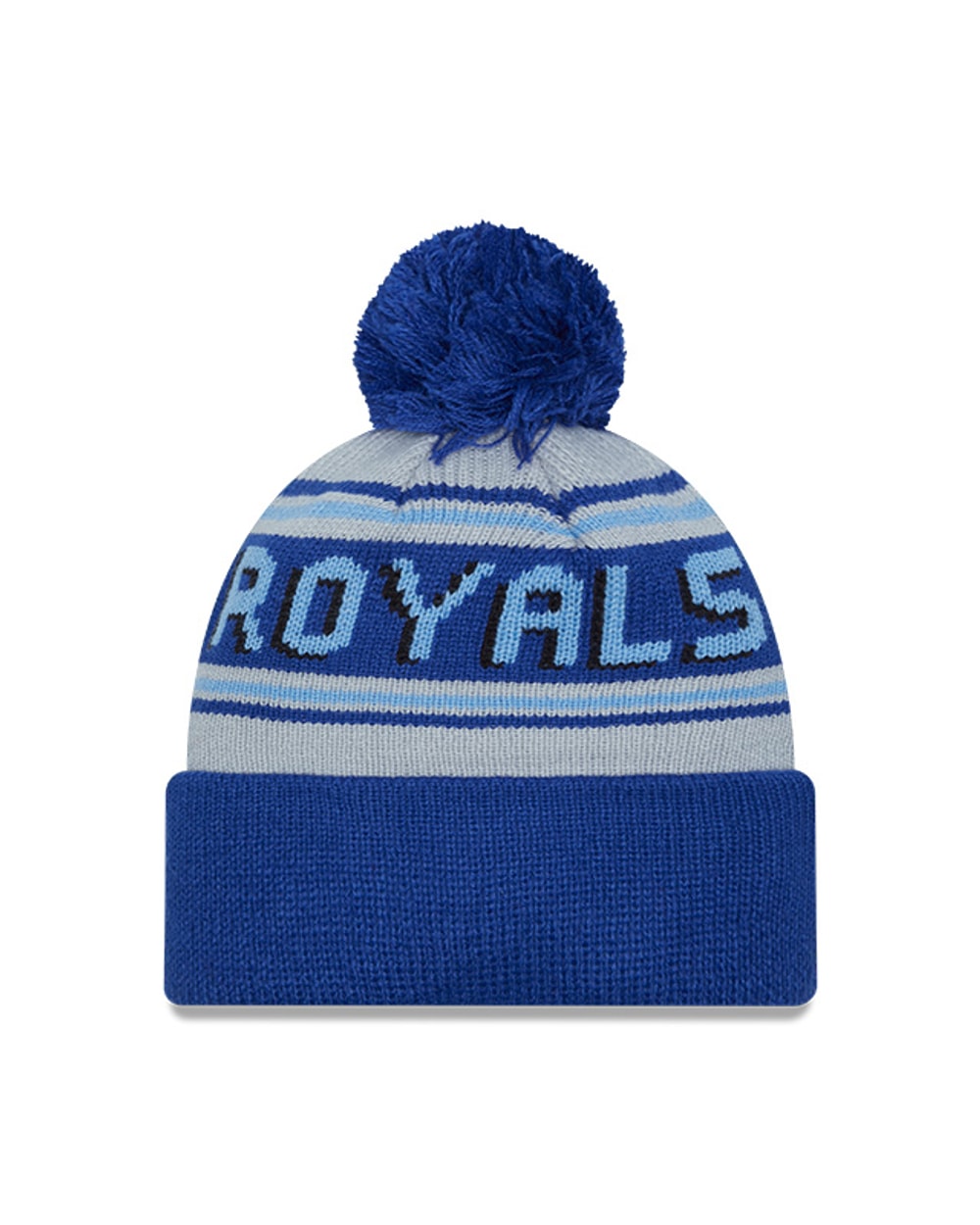New Era Kansas City Royals Cuffed Knit Hat with Pom