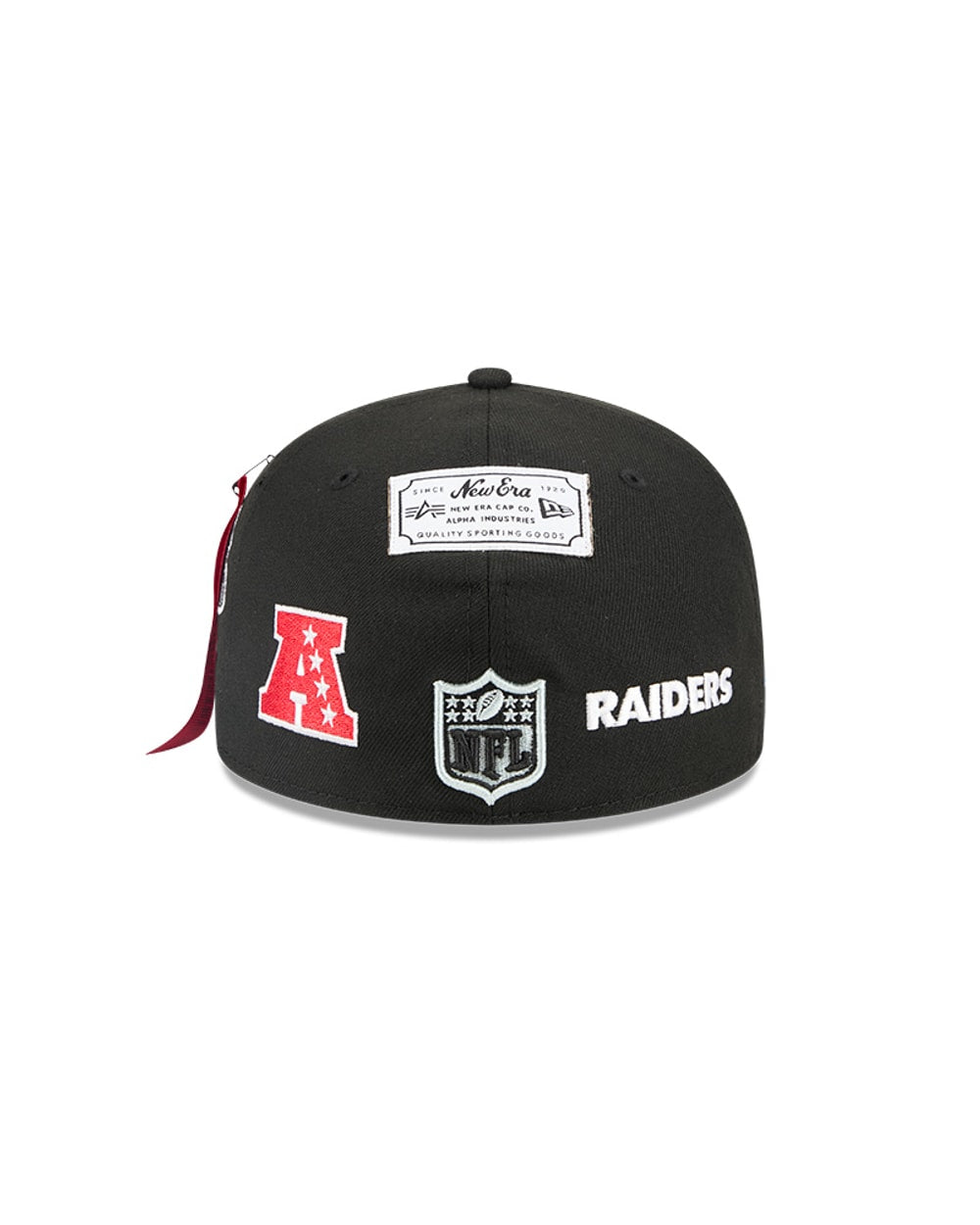 New Era Las Vegas Raiders Alpha Industries Black 59FIFTY Fitted Hat