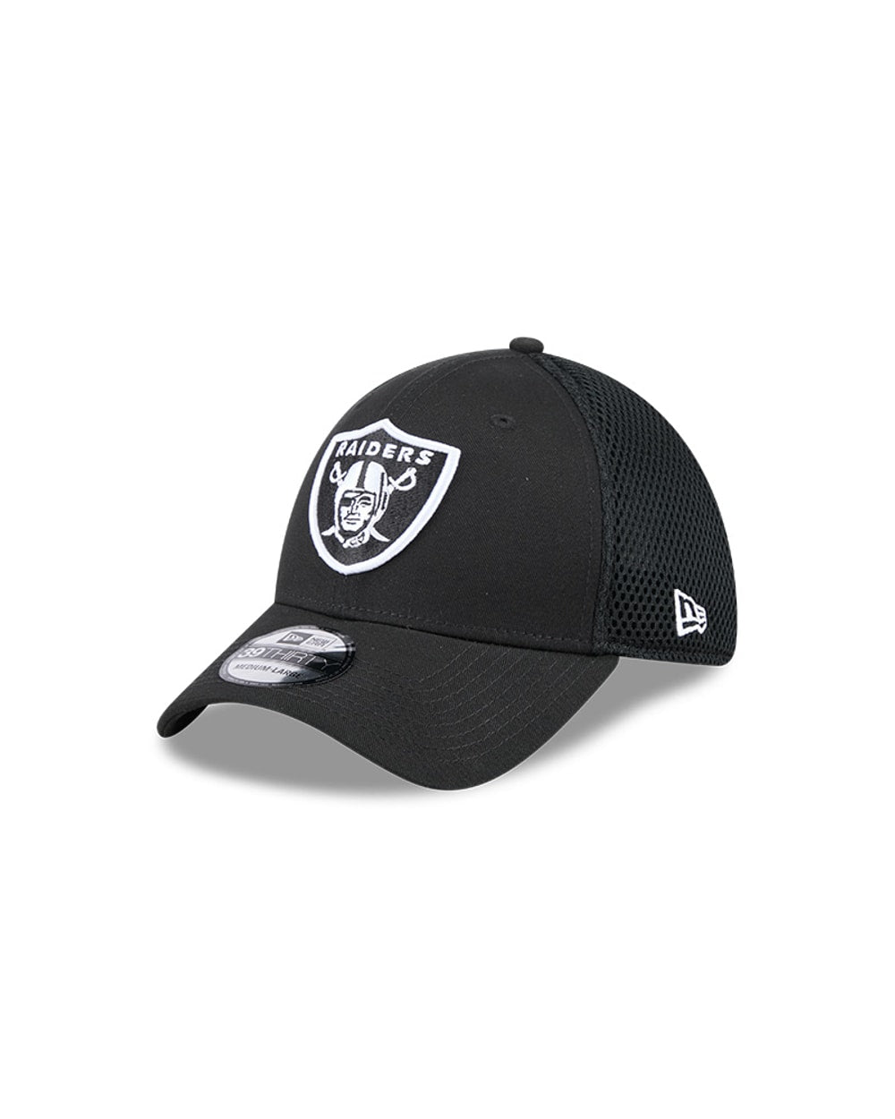 New Era Las Vegas Raiders Black Main Neo 39THIRTY Flex Hat