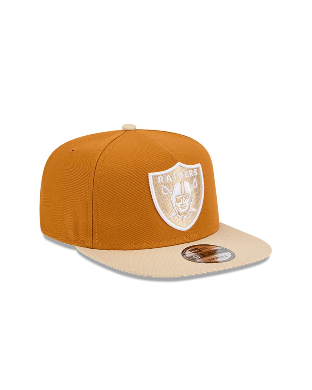New Era Las Vegas Raiders Brown/Khaki Color Pack A-Frame 9FIFTY Snapback Hat