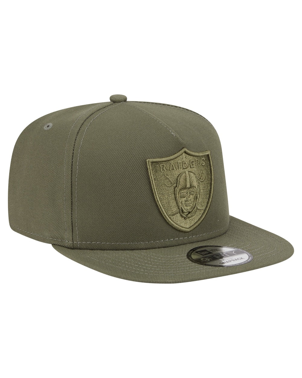 New Era Las Vegas Raiders Olive Color Pack A-Frame 9FIFTY Snapback Hat