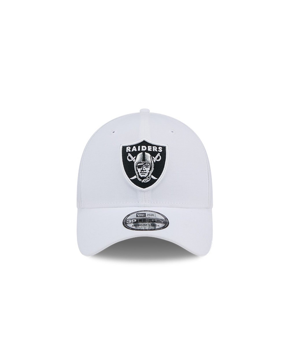 New Era Las Vegas Raiders White Main Neo 39THIRTY Flex Hat