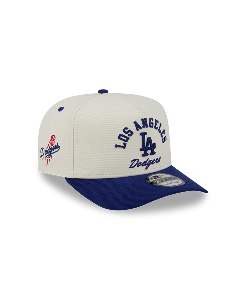 New Era Los Angeles Dodgers Arched Chrome White 9FIFTY A-Frame Snapback
