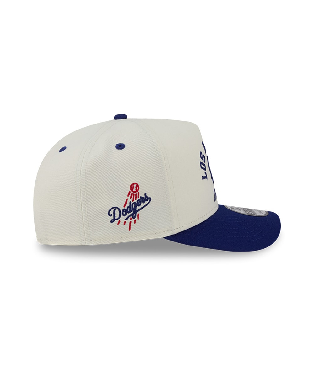 New Era Los Angeles Dodgers Arched Chrome White 9FIFTY A-Frame Snapback