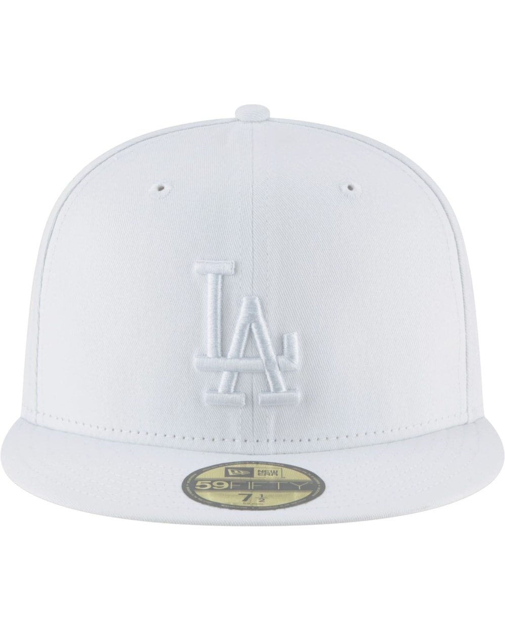 New Era Los Angeles Dodgers 59Fifty Basic White Fitted Hat