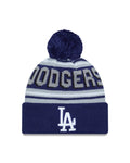 New Era Los Angeles Dodgers Cuffed Knit Hat with Pom