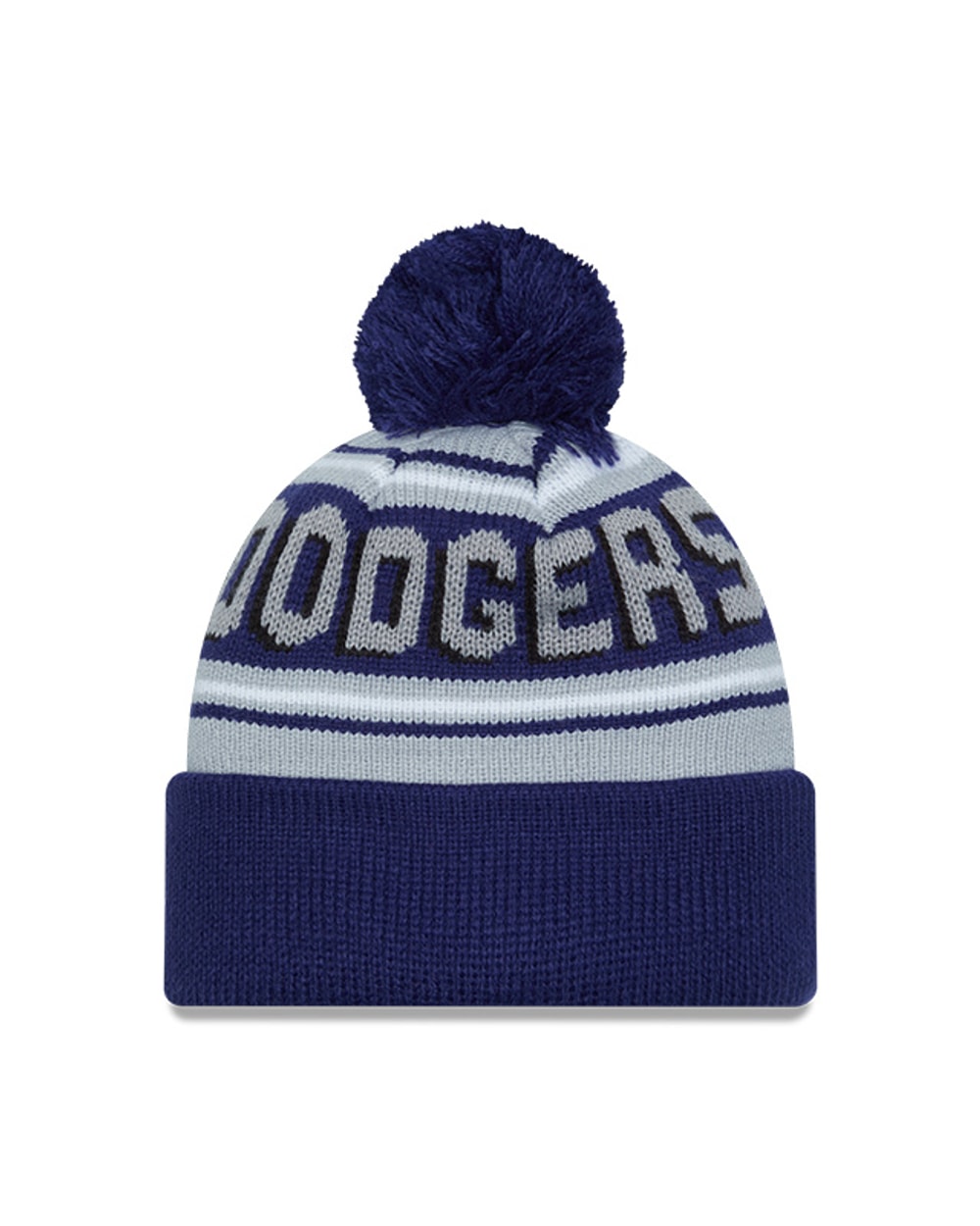 New Era Los Angeles Dodgers Cuffed Knit Hat with Pom