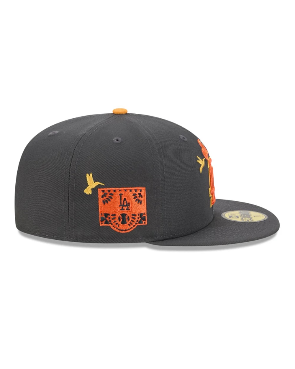 New Era Los Angeles Dodgers Day of the Dead Graphite 59FIFTY Fitted Hat