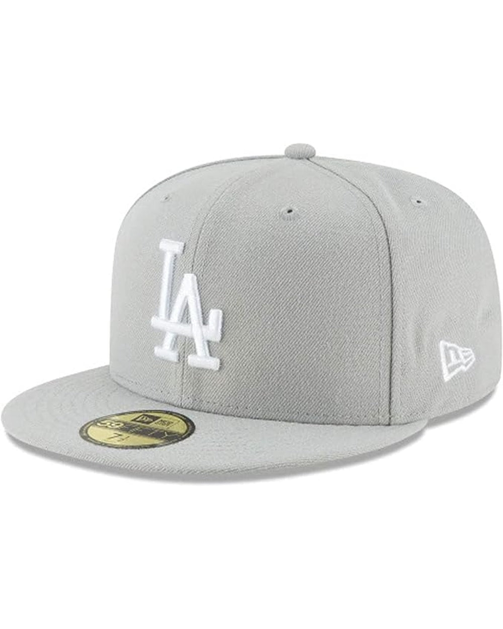 New Era Los Angeles Dodgers Grey Basic 59FIFTY Fitted Hat