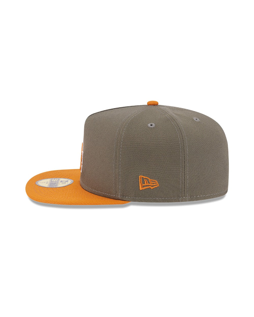 New Era Los Angeles Dodgers Olive/Burnt Orange Two-Tone Color Pack A-Frame 59FIFTY Fitted Hat