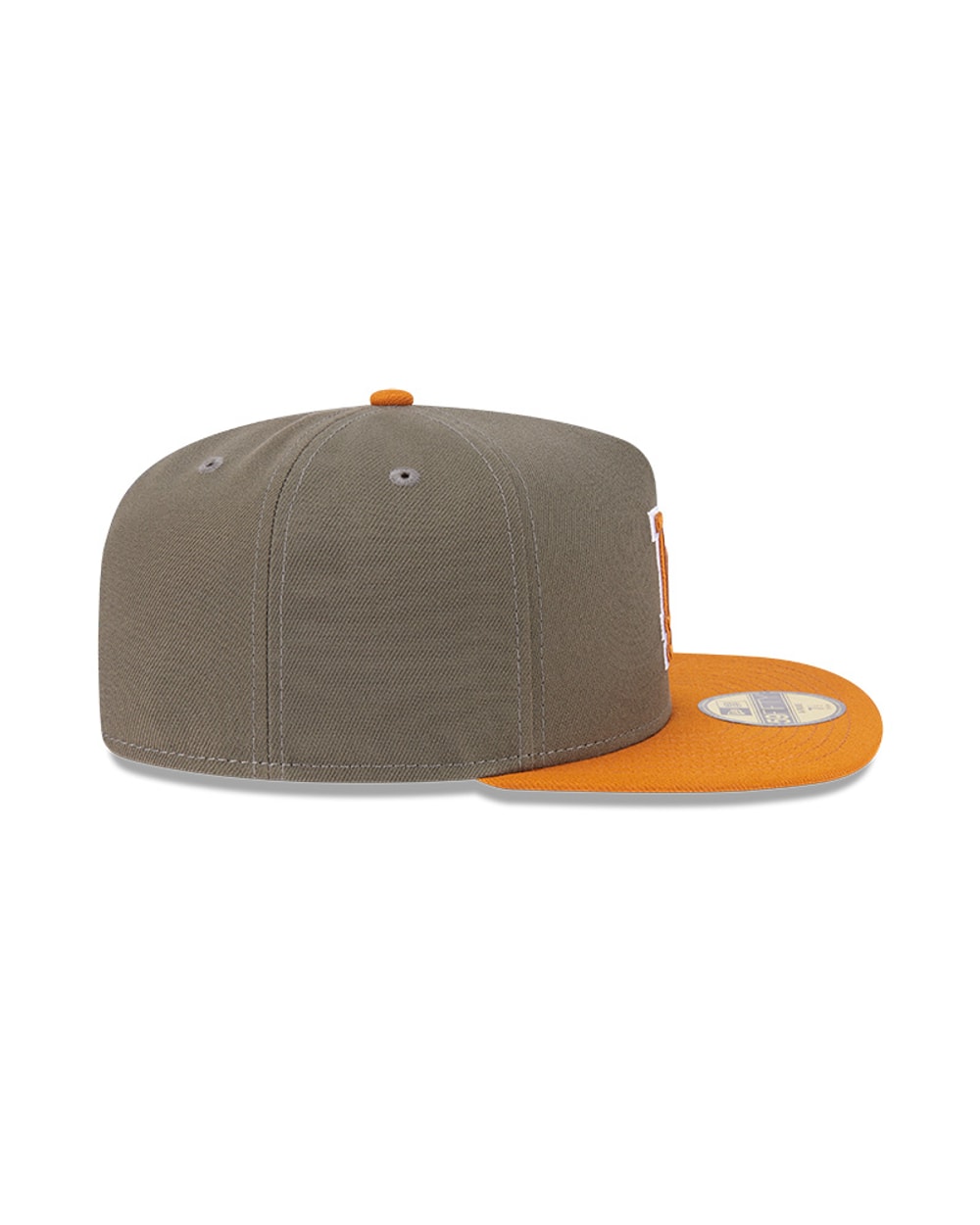 New Era Los Angeles Dodgers Olive/Burnt Orange Two-Tone Color Pack A-Frame 59FIFTY Fitted Hat