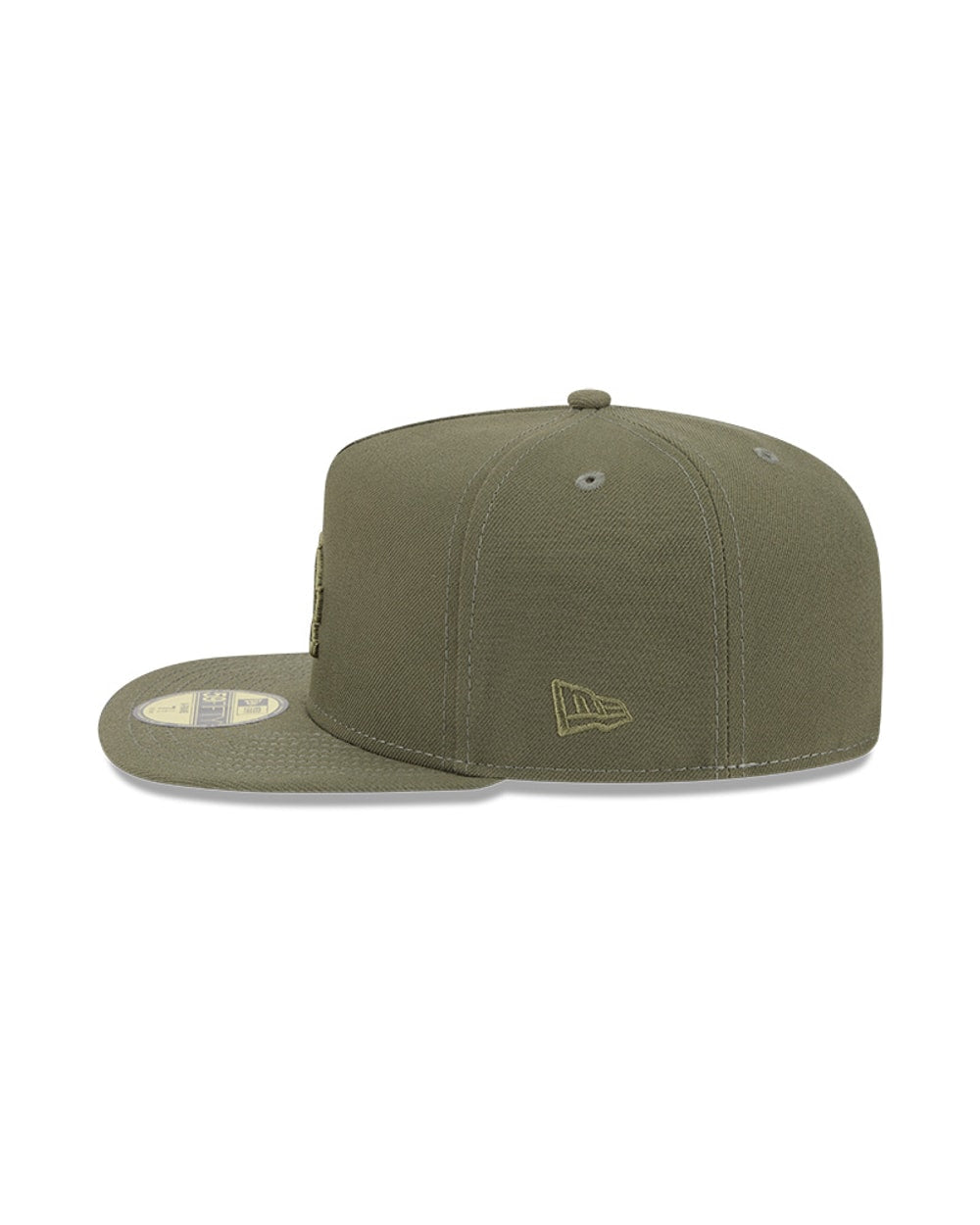 New Era Los Angeles Dodgers Olive Color Pack A-Frame 59FIFTY Fitted Hat
