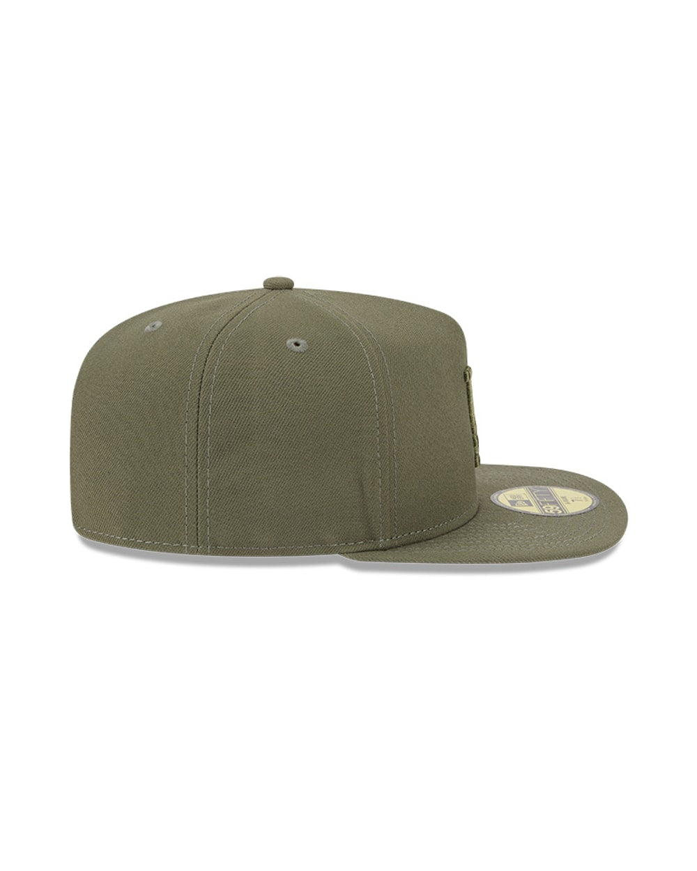 New Era Los Angeles Dodgers Olive Color Pack A-Frame 59FIFTY Fitted Hat
