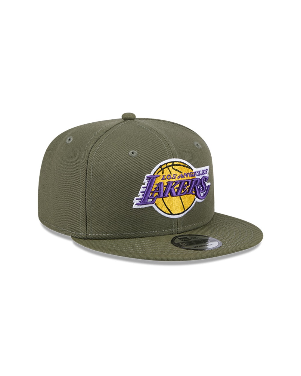 New Era Los Angeles Lakers Olive 9FIFTY Snapback Hat