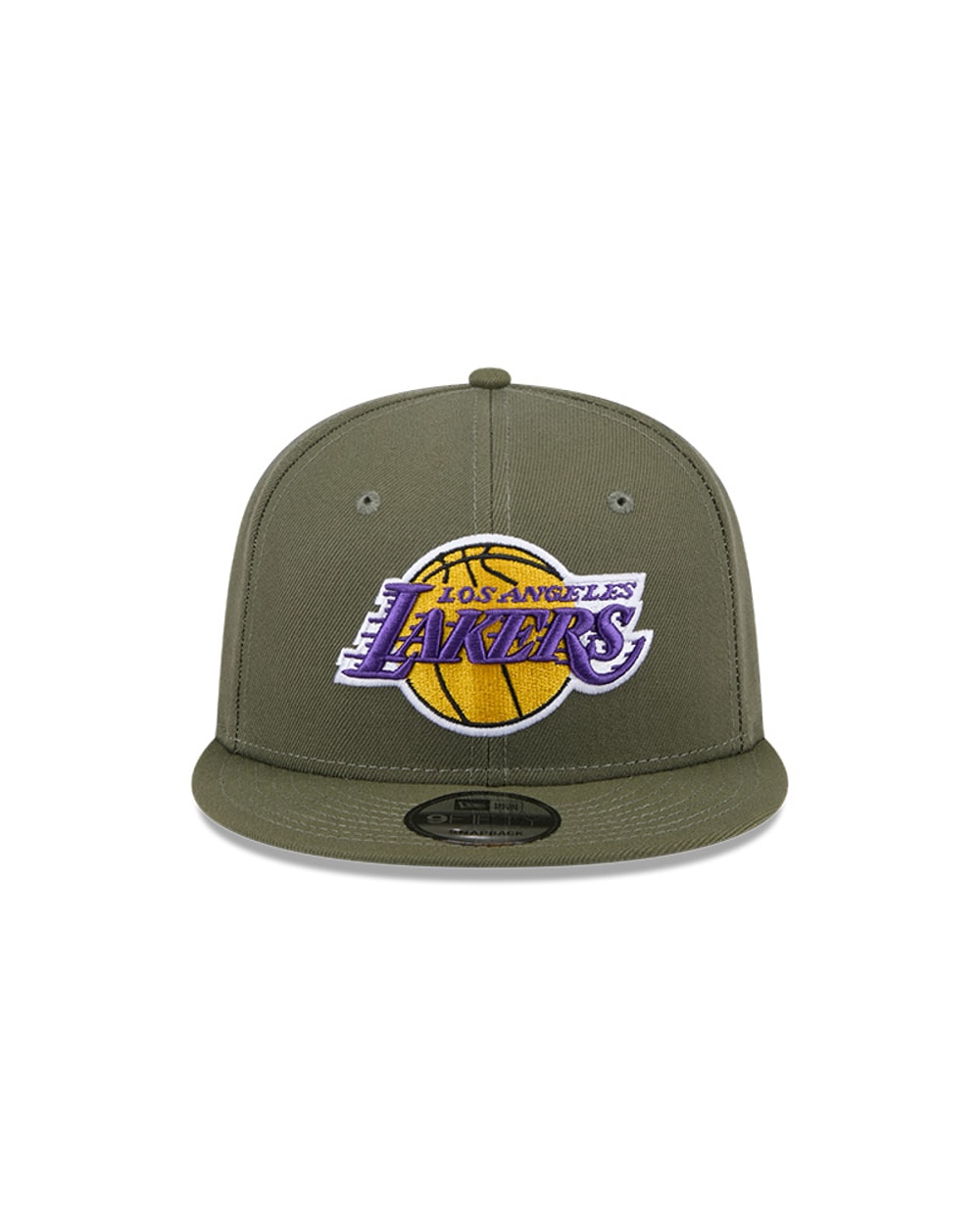 New Era Los Angeles Lakers Olive 9FIFTY Snapback Hat