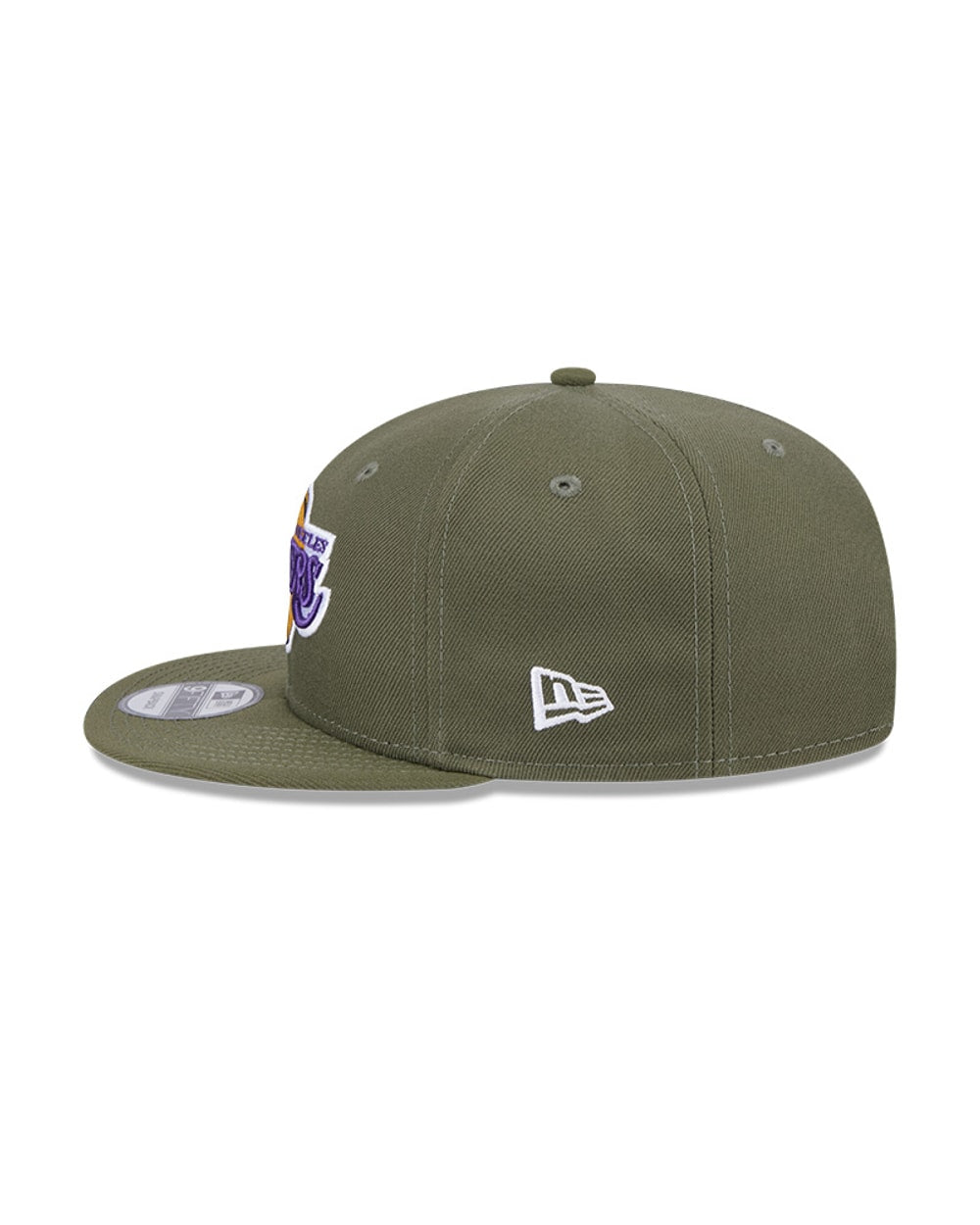 New Era Los Angeles Lakers Olive 9FIFTY Snapback Hat
