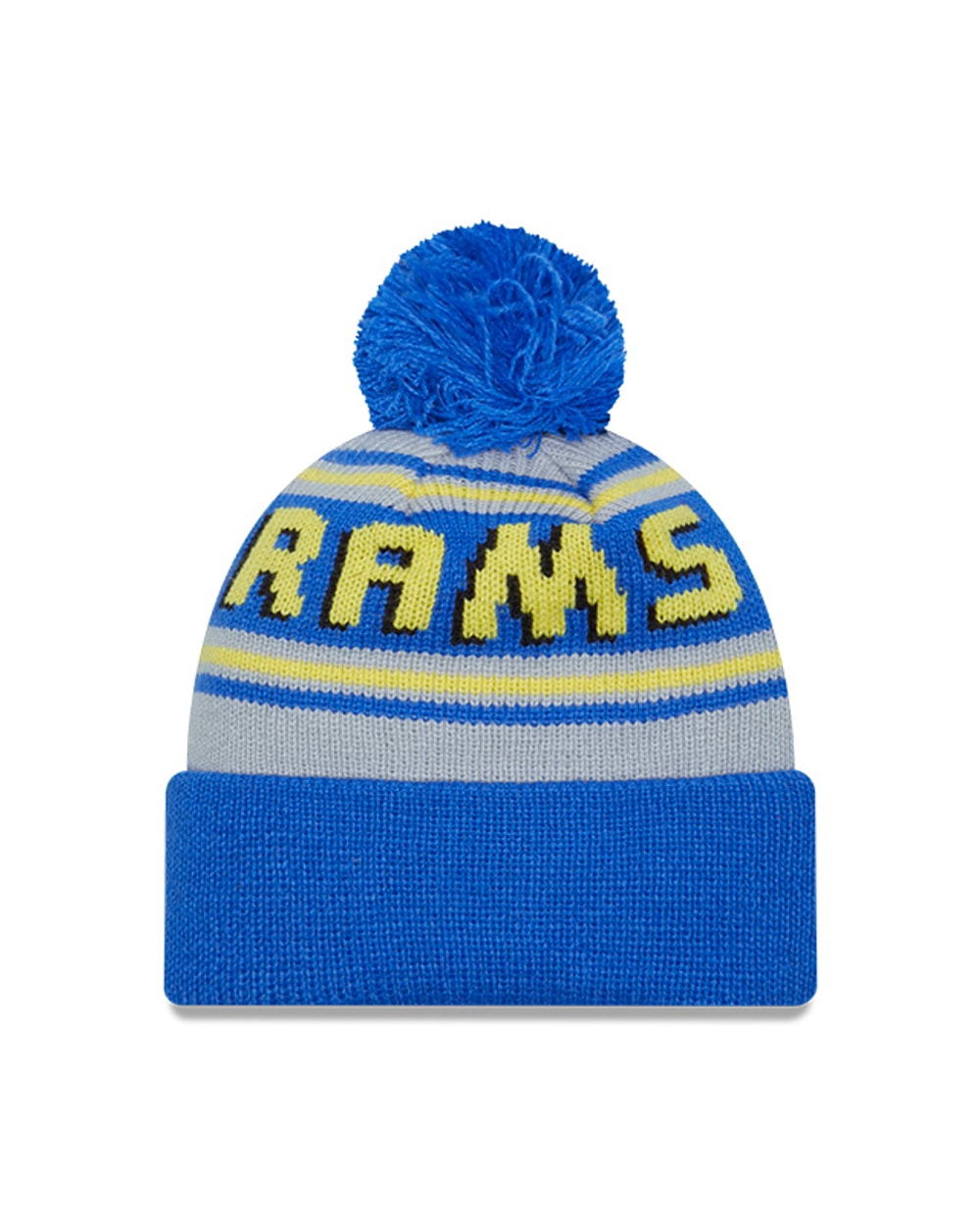 New Era Los Angeles Rams Cuffed Knit Hat with Pom