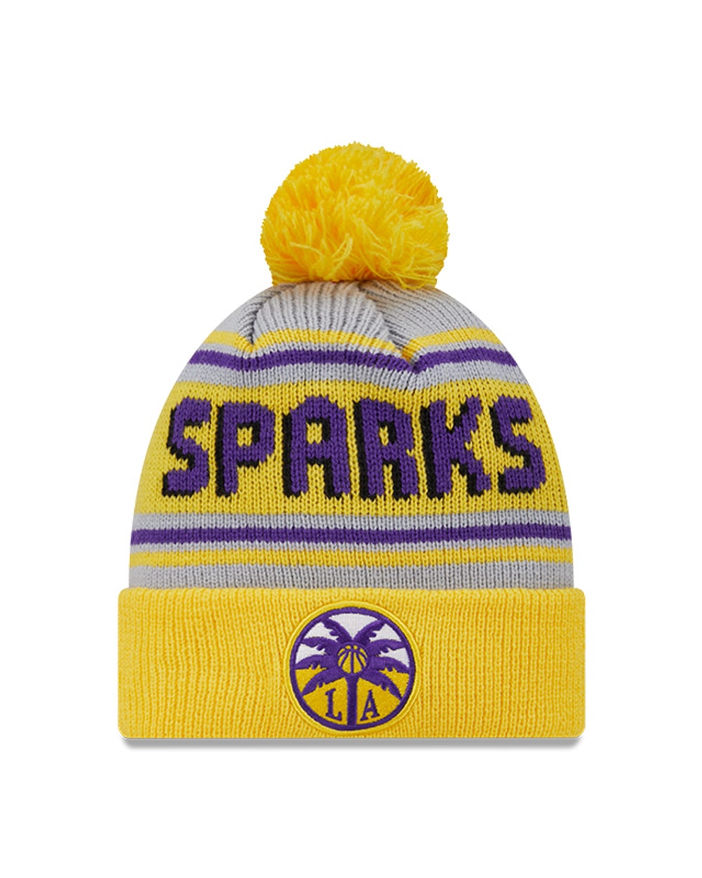 New Era Los Angeles Sparks WNBA Team Pom Knit