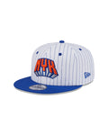 New Era New York Knicks Deceptor Pinstripe 9FIFTY Snapback Hat