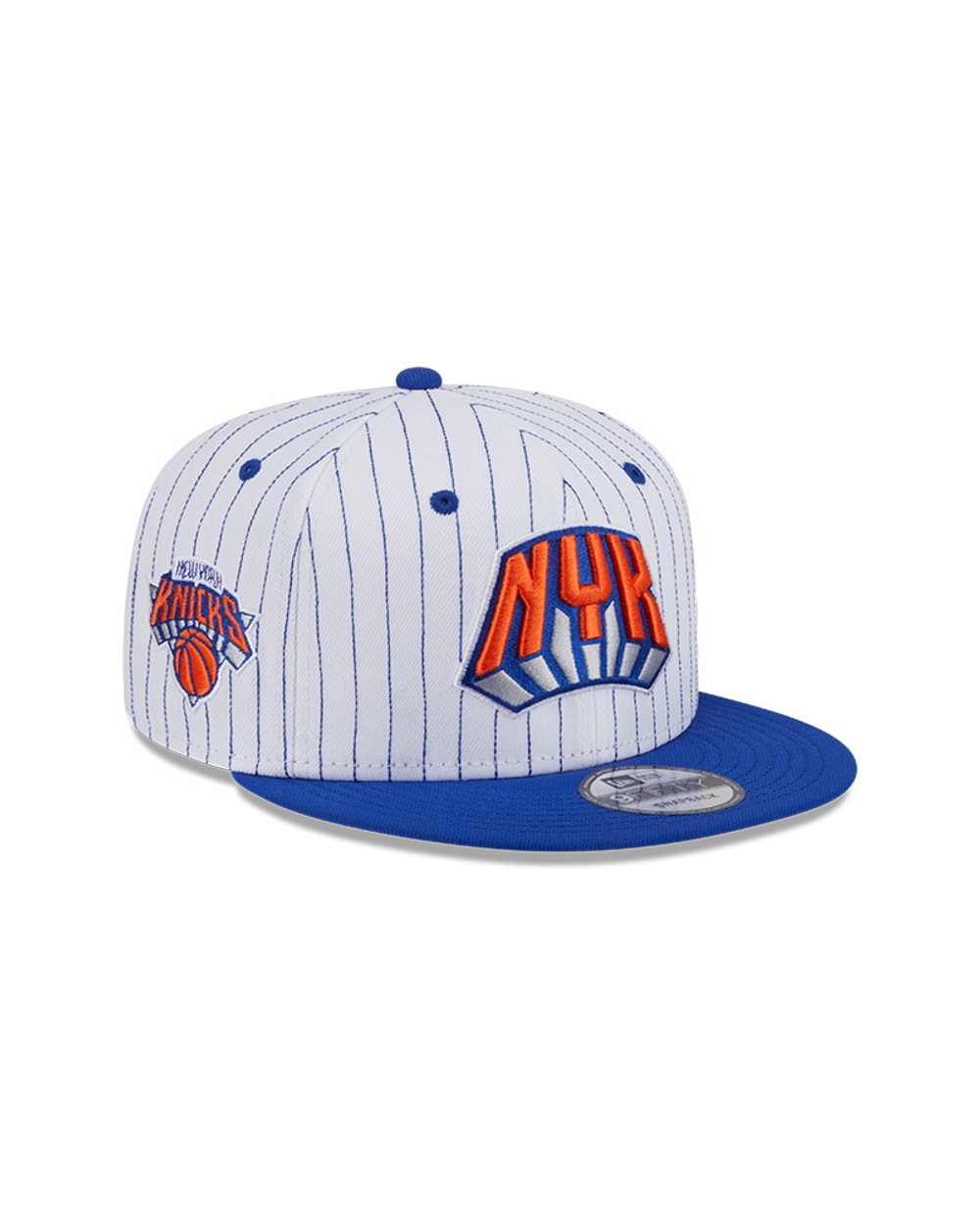 New Era New York Knicks Deceptor Pinstripe 9FIFTY Snapback Hat