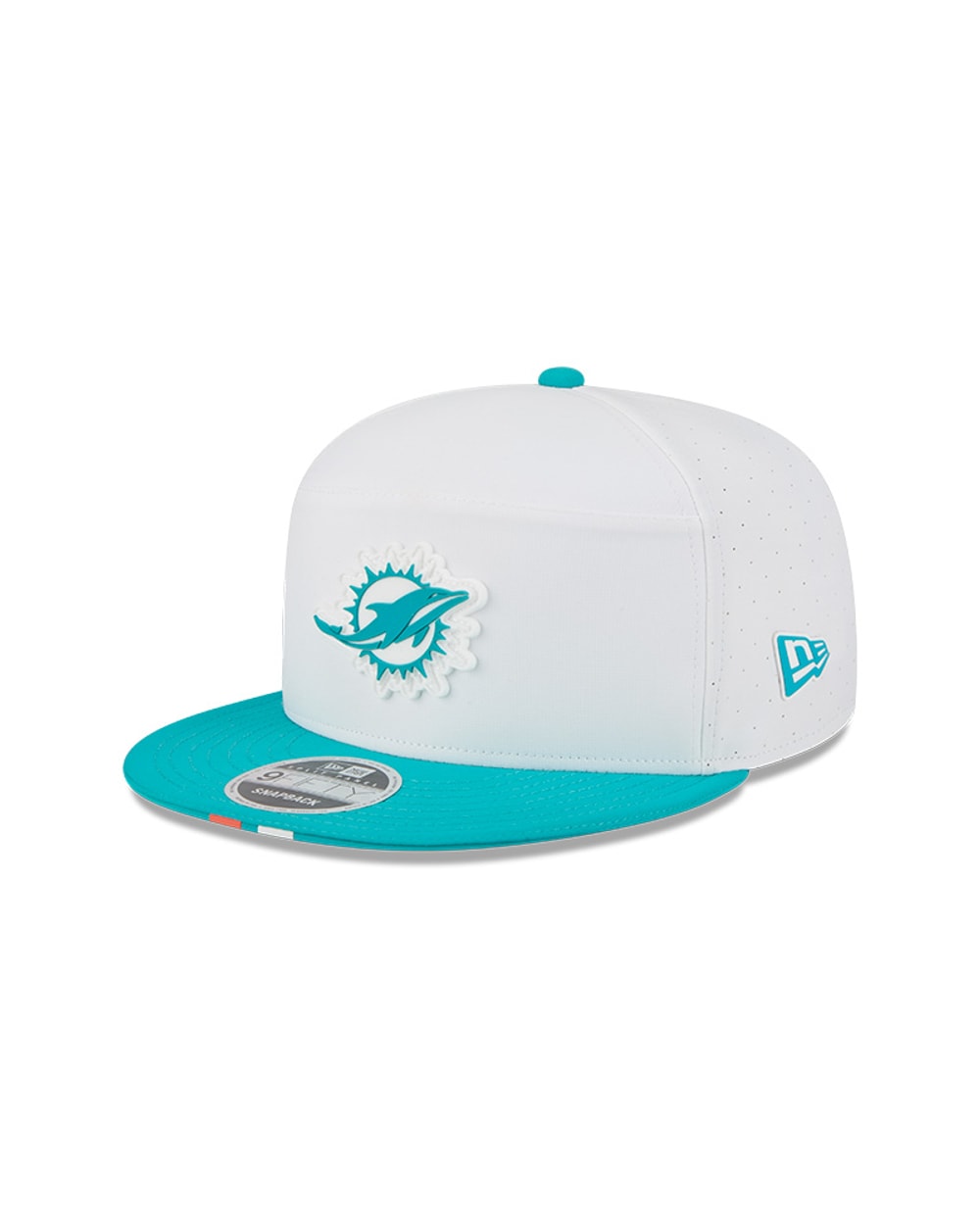 New Era Miami Dolphins 2025 Training Split Panel 9FIFTY Snapback Hat