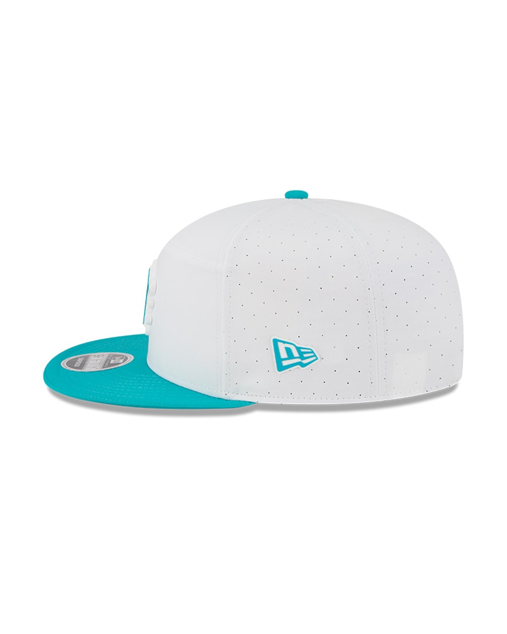 New Era Miami Dolphins 2025 Training Split Panel 9FIFTY Snapback Hat