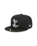 New Era Milwaukee Bucks Hardwood Classics 59FIFTY Fitted Hat
