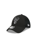 New Era Milwaukee Bucks Black Main Neo 39THIRTY Flex Hat