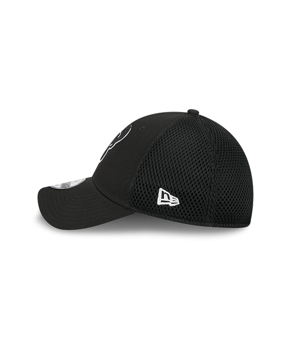 New Era Milwaukee Bucks Black Main Neo 39THIRTY Flex Hat