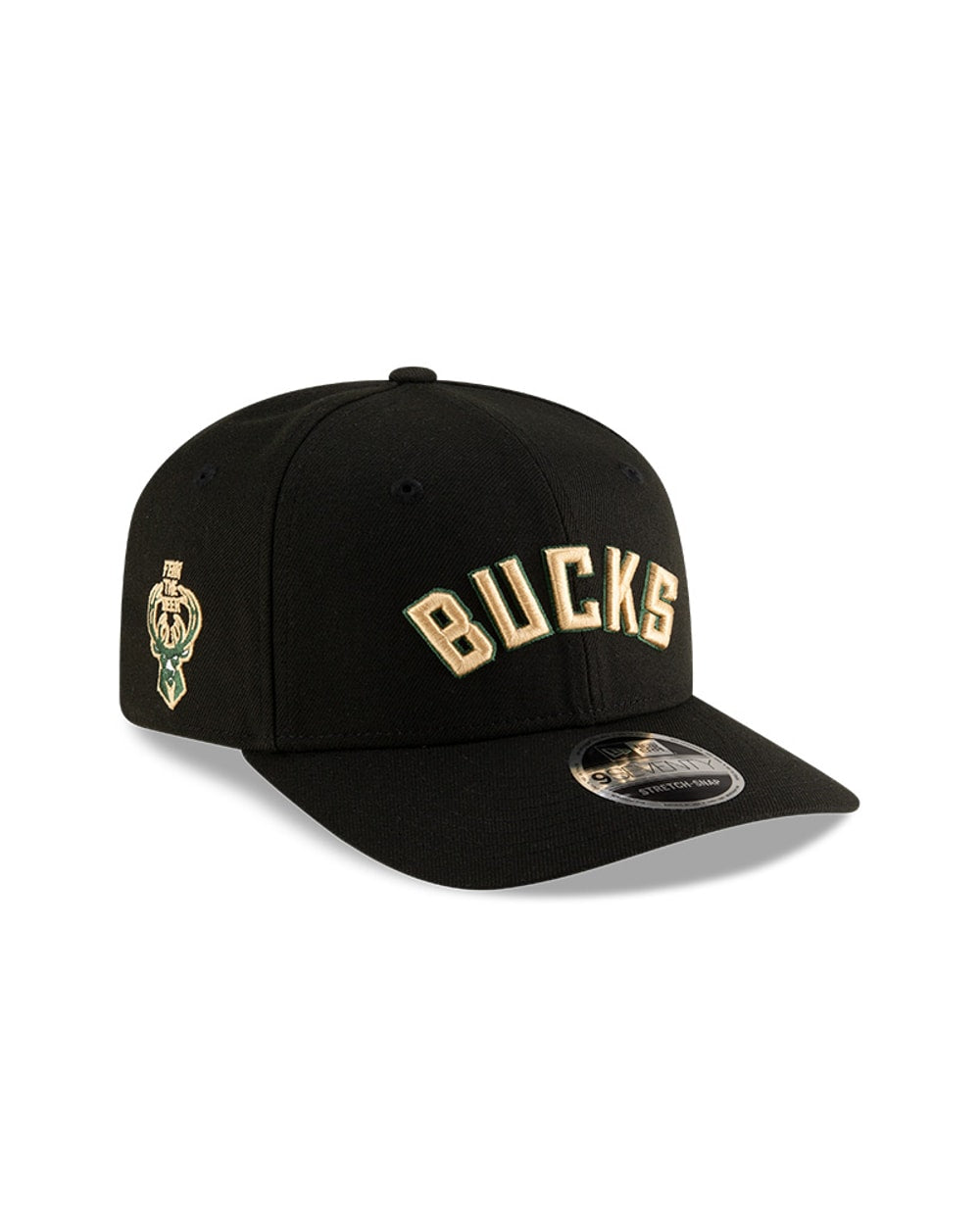 New Era Milwaukee Bucks Statement Edition 9SEVENTY Stretch-Snap Hat