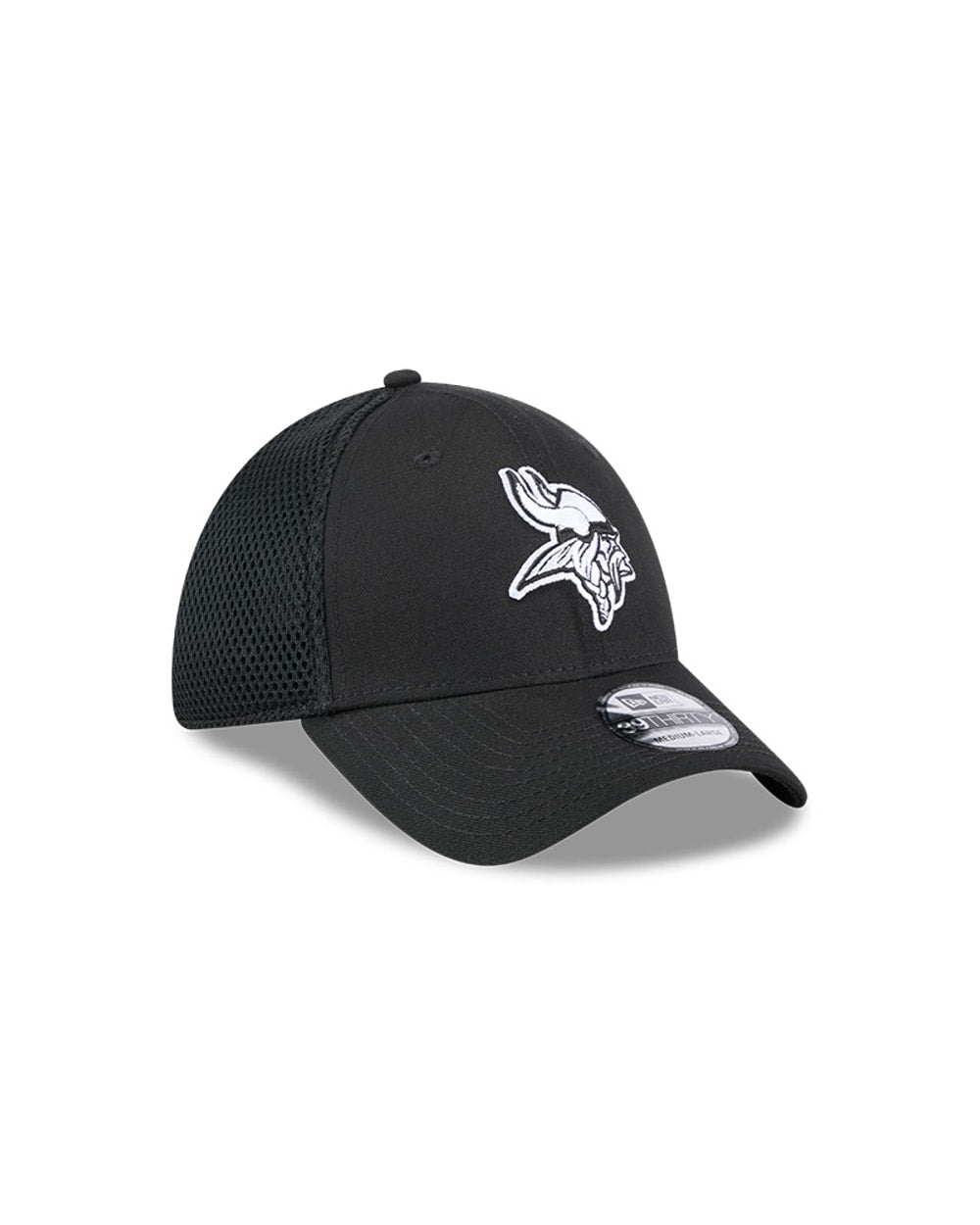 New Era Minnesota Vikings Black Main Neo 39THIRTY Flex Hat