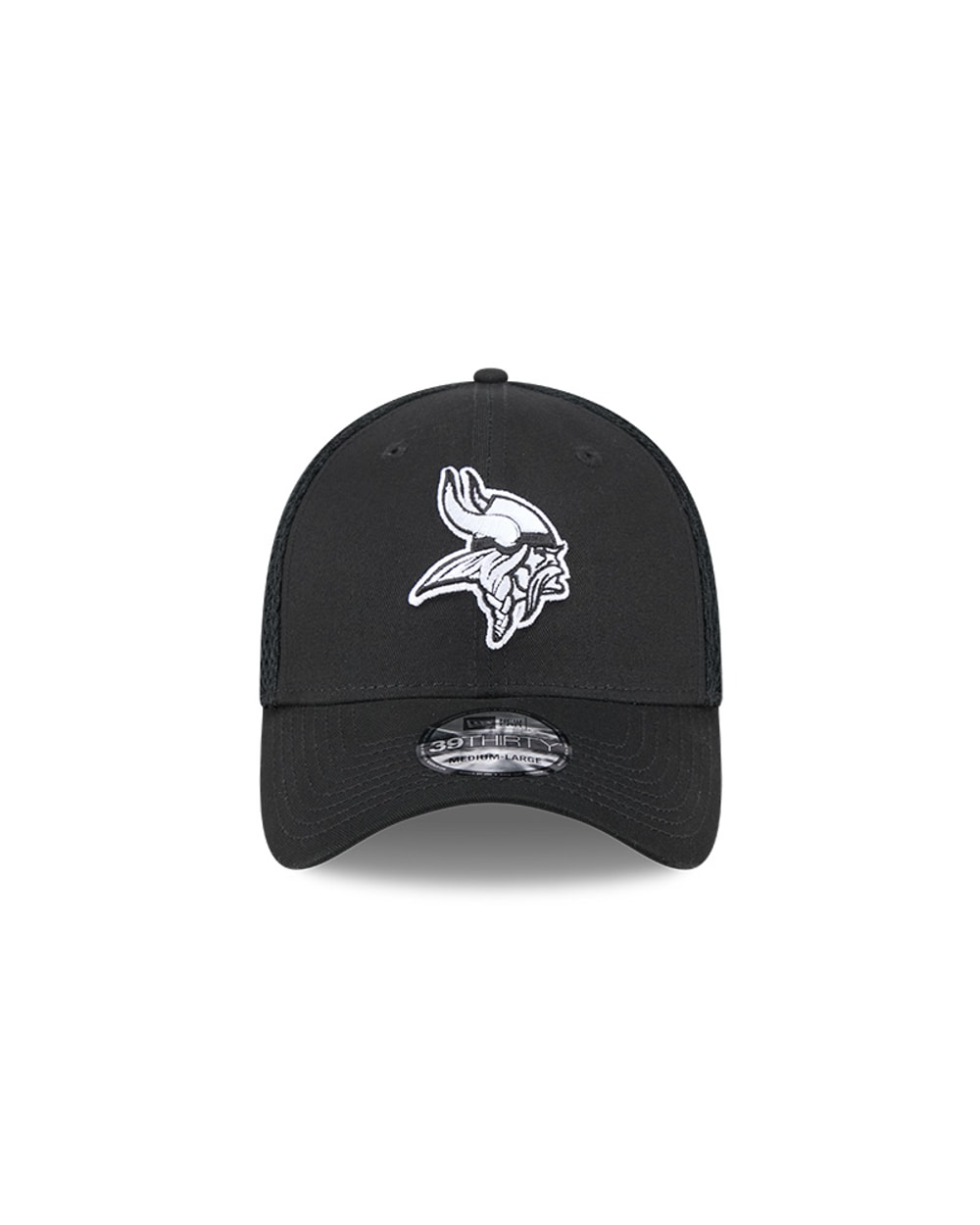 New Era Minnesota Vikings Black Main Neo 39THIRTY Flex Hat