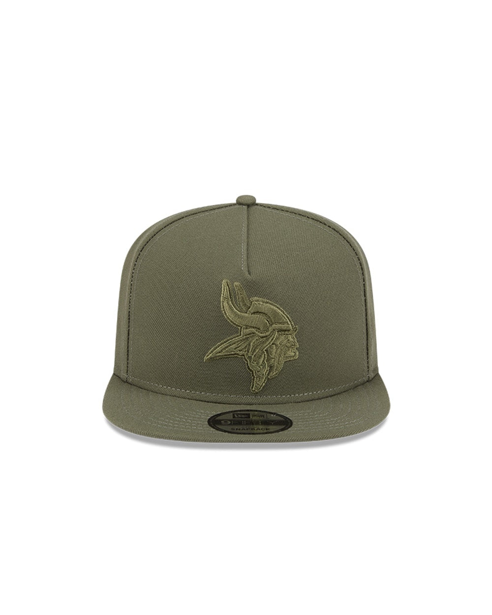 New Era Minnesota Vikings Olive Color Pack A-Frame 9FIFTY Snapback Hat