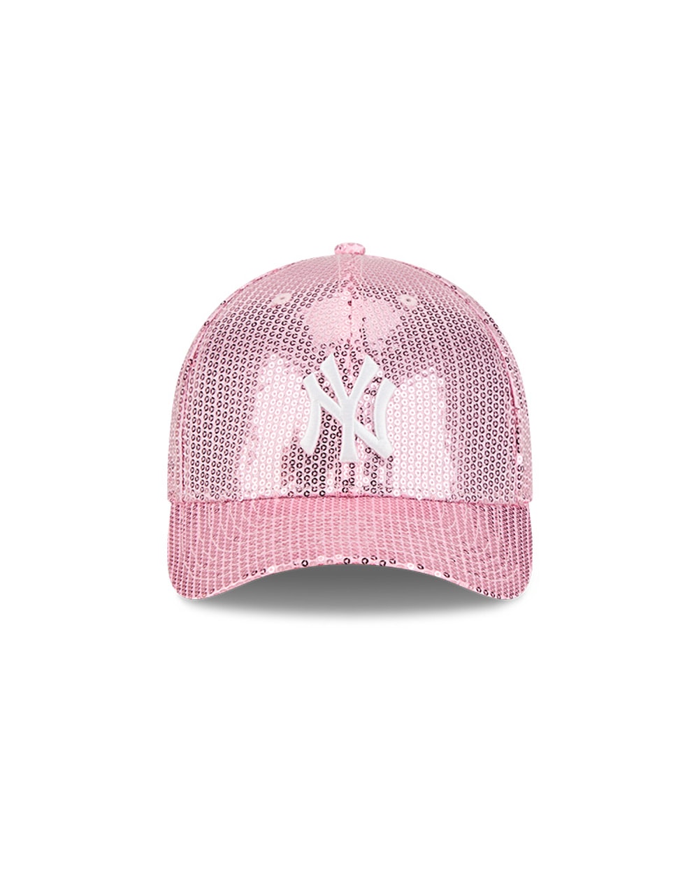 New Era Women's New York Yankees Sequin Pink 9FORTY M-Crown Snapback